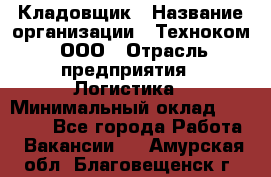 Кладовщик › Название организации ­ Техноком, ООО › Отрасль предприятия ­ Логистика › Минимальный оклад ­ 35 000 - Все города Работа » Вакансии   . Амурская обл.,Благовещенск г.